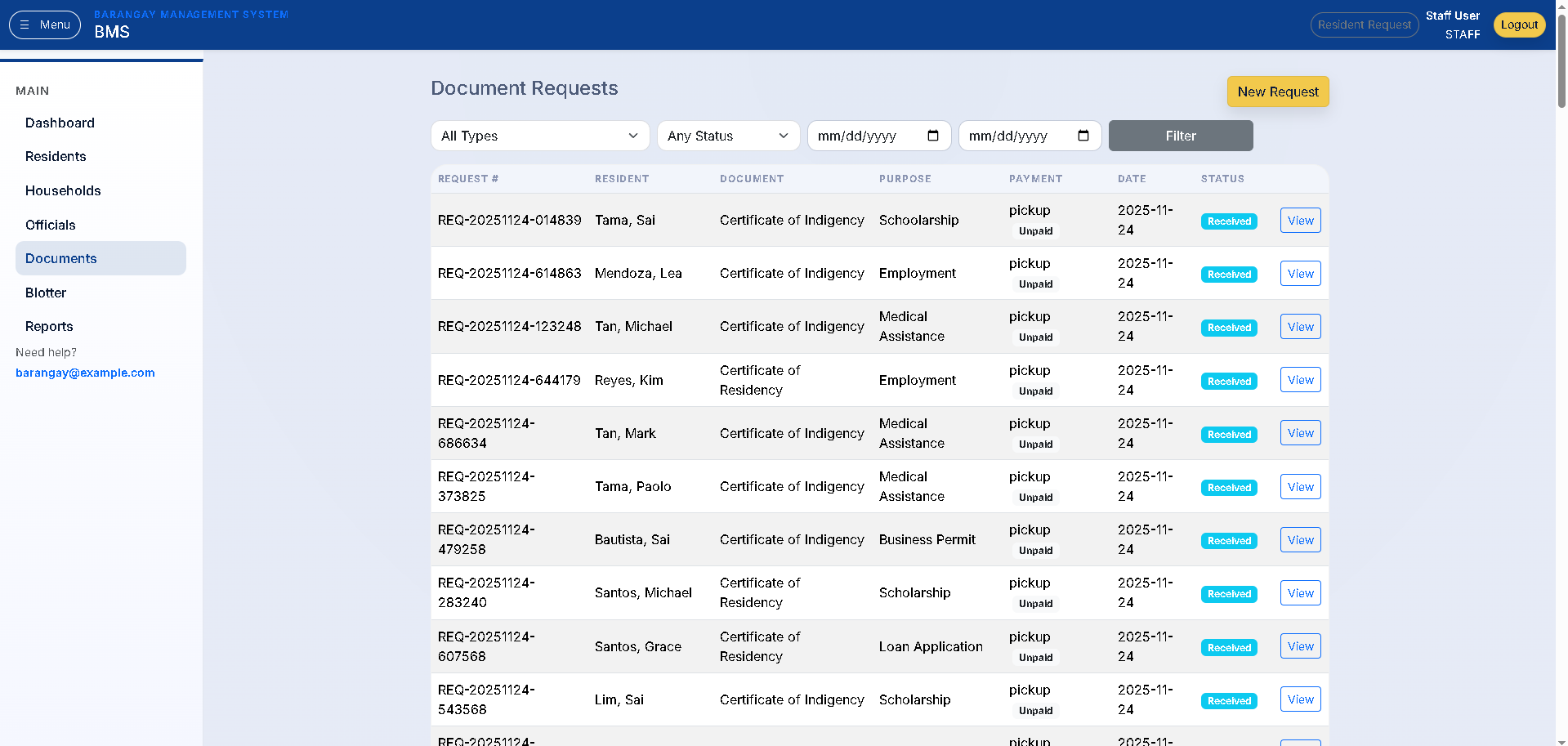 Barangay Management System gallery image 3